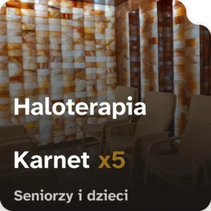 Karnet dla dzieci i seniorów Haloterapia x5